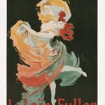 Loie Fuller dancing at the Folies Bergère