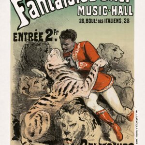 Delmonico, the famous Black lion tamer