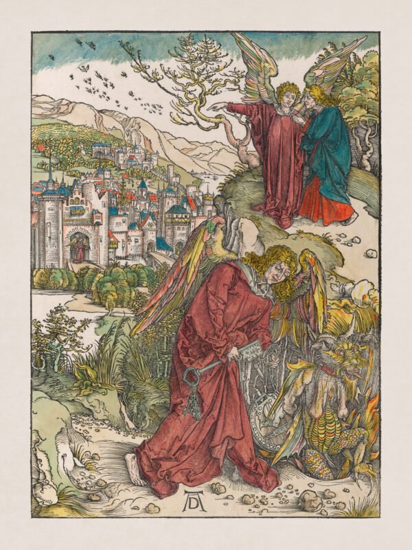 The Angel with the key of the bottomless pit