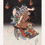 Genkurō the kitsune disguised as the samurai Tadanobu