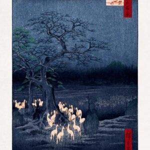 New Year's Eve Foxfires at the Changing Hackberry Tree in Oji