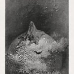 Death sitting on the moon