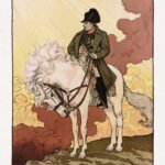 Napoleon Bonaparte on his white horse