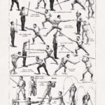 French martial art Savate stick and staff moves