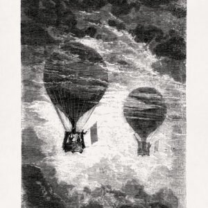 The suspenseful airborne encounter - Five weeks in a balloon
