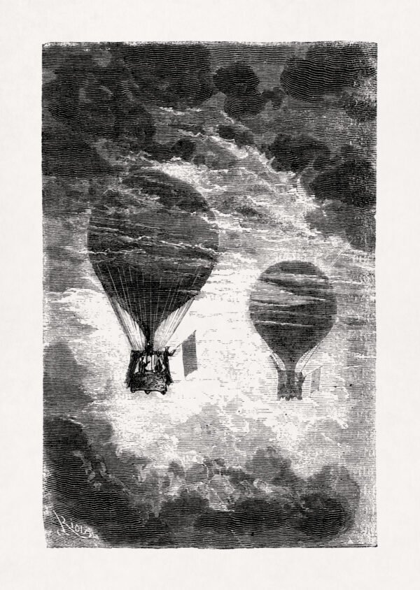 The suspenseful airborne encounter - Five weeks in a balloon