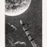 The projectile trains for the Moon - From the Earth to the Moon