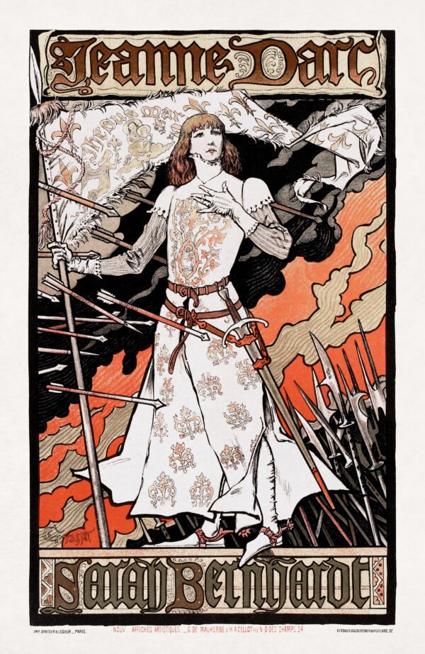 Sarah Bernhardt as Joan of Arc